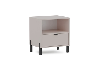 Nočný Stolík Cremona z szuflada - Béžová Pieskový 