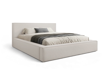 Postel čalouněné Nirello 160x200 s úložným prostorem- světlý béžová samet Castel 03