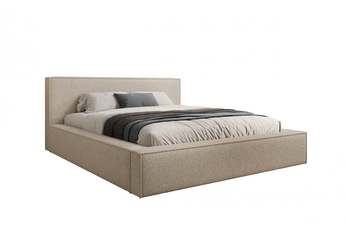 Posteľ čalúnená Nirello 180x200 S vnútorným úložným priestorom- svetlý Béžová bukla Quelle 02 