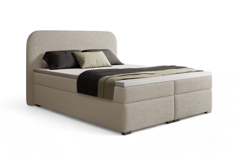 Postel boxspring Elaris 180x200 s úložním prostorem - béžová bukla Quelle 05 Postel boxspring Elaris 180x200 s úložním prostorem - béžová bukla Quelle 05
