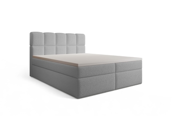 Postel boxspring Carello 180x200 s úložním prostorem - šedá bukla Quelle 83 Postel boxspring Carello 180x200 s úložním prostorem - šedá bukla Quelle 83