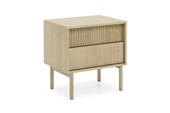 Nočný Stolík Rivio 53 cm so zásuvkami - Dub cremona