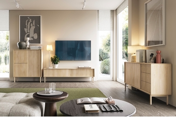 Komplet nábytku do obývacej izby Rivio - Dub cremona