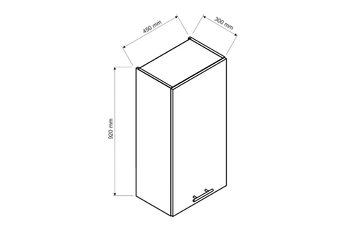 Adele W45/92 P/L - Skříňka závěsná wysooka