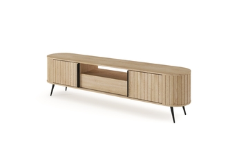 TV skrinka Luvio 196 cm z szuflada - Dub cremona