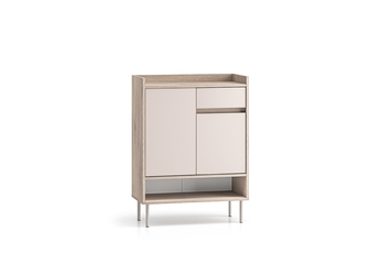 skříňka na boty Voco 03 70 cm - kašmír / dub cremona