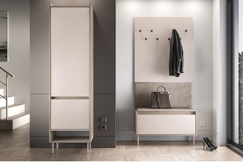 Komplet nábytku pro předsíně Tivano I - kašmír / dub cremona