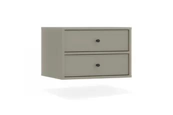 Nočný Stolík závesná Lotina IV 2S so zásuvkami 52 cm - eukaliptus