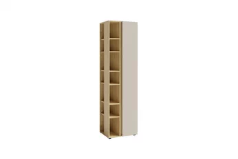 Regál Pre mladých Luca 55 cm jednodverový - bez Pieskový / Dub olejowany