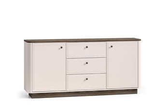 Komoda veľká Amberto 180 cm so zásuvkami - kašmír / Dub windmill dark 