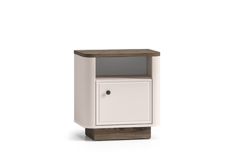 Nočný Stolík Amberto 50 cm - kašmír / Dub windmill dark