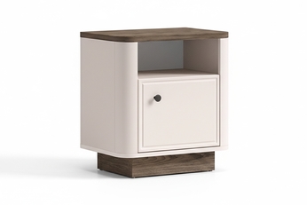 Nočný Stolík Amberto 50 cm - kašmír / Dub windmill dark