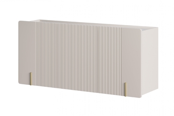 Komoda Malmi 150 cm závesná - kašmír / crema bianca / zlaté