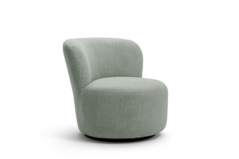 Kreslo odpočinkové Hygga otočna - zelená boucle Catch Me 13