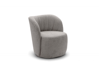 Křeslo čalouněná Soya - šedá boucle Catch Me 24