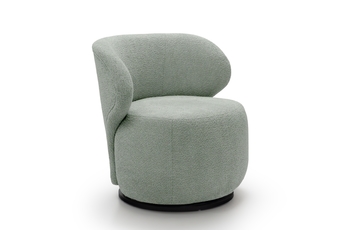 Křeslo čalouněná Cocoon obrotowy - zielona boucle Catch Me 13