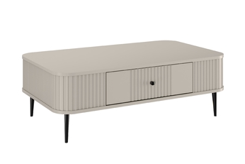 Stolík kawowy Vesper 103x60 cm z szuflada - kašmír / čierny nožičky