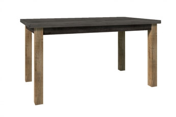 Stůl rozkladany Montana 160-203x90 cm - smooth grey/dub lefkas