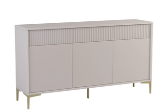 Komoda Luvi 152 cm trojdverová so zásuvkami - béžový