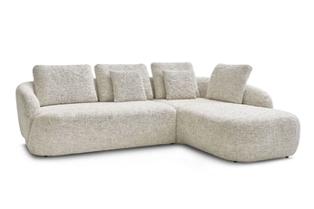 Rohová sedací souprava pravá pro obývacího pokoje Finezal 2L+OTZP