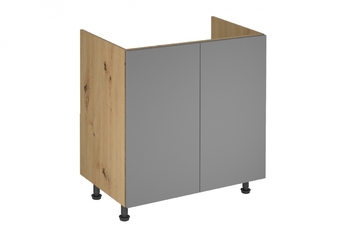 skříňka kuchyňská spodní Langen D80Z dvoudveřová do zabudowy zlewozmywaka - beige