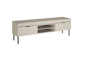 TV skrinka Sentia 157 na kovových nohách - kszamir / Čierny 