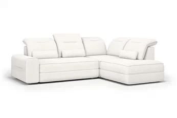 Rohová sedací souprava z elektricky wysuwanym sedadlem Tulia L