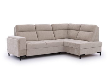 Rohová sedacia súprava Gespano L pravá strana z szerokim, wcietym bokiem