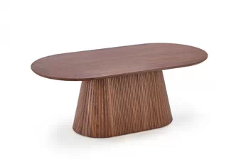 Konferenčný stolík owalna Gisela 120 cm do obývacej izby - orieškový