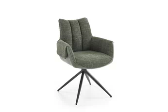 židle čalouněné Denaro obrotowe - zelená