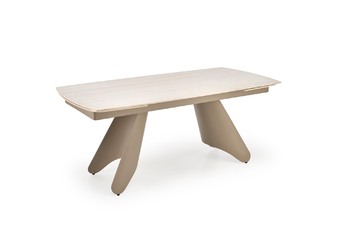 Rozkladací stôl Tavero 180-260x90 cm - travertínový kameň / kašmír