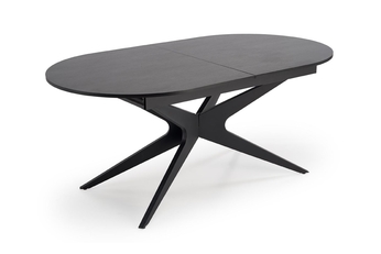 Rozkladací jedálenský stôl Selvio 180-240x100 cm - čierna