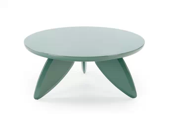 Stolík kawowy okragly Lumis 80 cm - Modrý