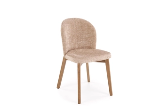 židle čalouněné Isario - béžová Cremona 14 / světlý ořech