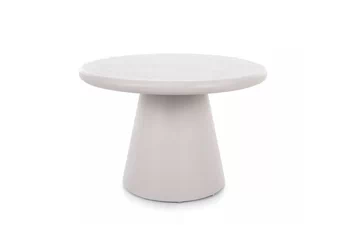 Stolík kawowy okragly Clav 60 cm - svetlý šedý