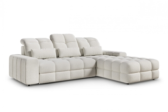 Rohová sedací souprava Magnelio Mini z elektricky wysuwanym sedadlem