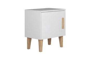 Nočný Stolík Balio 50 cm - Biely
