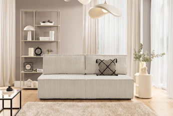 Pohovka Solvero rozkládací - béžová plusz Tilia 03