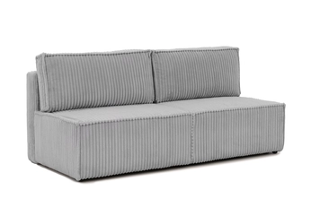 Pohovka Solvero rozkládací - šedá plusz Tilia 86