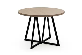 Stôl okragly Cedrus 95/150 cm loftowy rozkladany - Dub vinceza