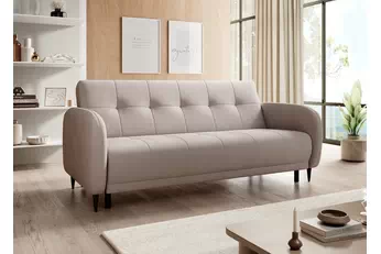 Pohovka Linda rozkladana pro obývacího pokoje - ciemno béžová welwet Jasmine 25