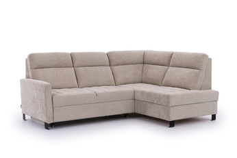 Rohová sedacia súprava Gespano L pravá strana z waskim bokiem - béžový šenil Perfect Harmony 07