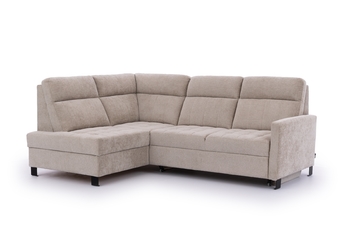 Rohová sedacia súprava Gespano L Ľavá strana z waskim bokiem - béžový šenil Perfect Harmony 07