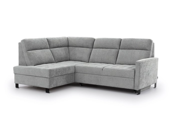 Rohová sedacia súprava Gespano L Ľavá strana z waskim bokiem - šedý šenil Perfect Harmony 80