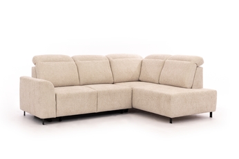 Rohová sedacia súprava Magnis L s funkciou spánku pravá strana - Béžová plecionka Magni 206.03