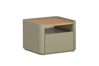 Noční stolek Elivo 50 cm z szuflada - eukaliptus / dub baltic dune