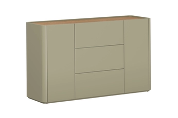 Komoda Elivo 150 cm se zásuvkami - eukaliptus / dub baltic dune