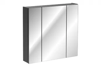 skříňka zrcadlová závěsná Monako Grey Oak 841 80 cm - diamentowy šedá