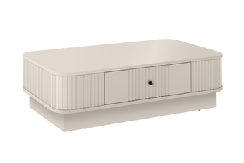 Stolík kawowy Vesper 103x60 cm z szuflada na sokelu - kašmír / Čierny Úchytka