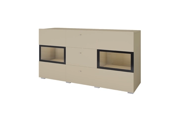Komoda so zásuvkami Baros 26 - 132 cm - svetlý Béžová
